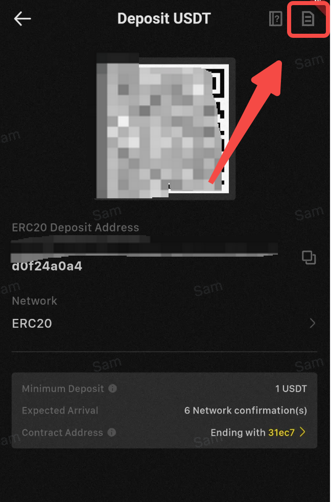 آموزش واریز ارز به صرافی کی سی ایکس Kcex