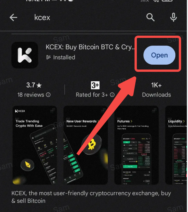 دانلود اپلیکیشن صرافی کی سی ایکس Kcex