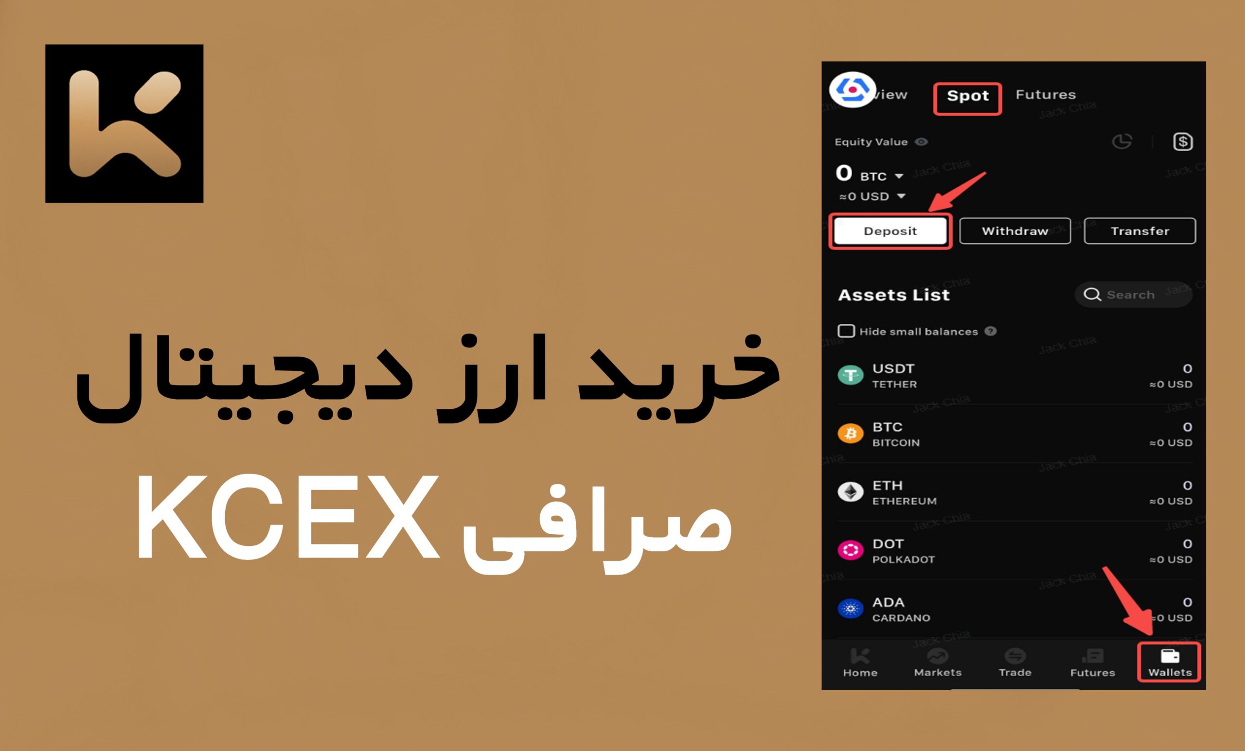 خرید ارز دیجیتال در صرافی KCEX با کارمزد صفر
