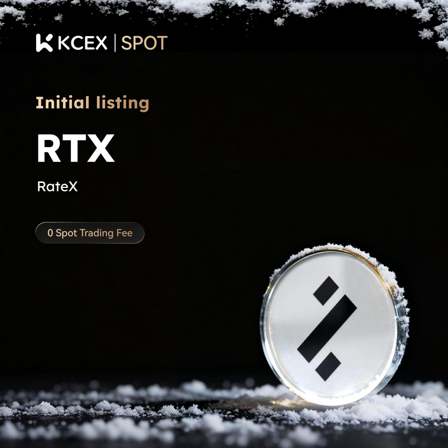 لیست شدن توکن RTX در صرافی KCEX